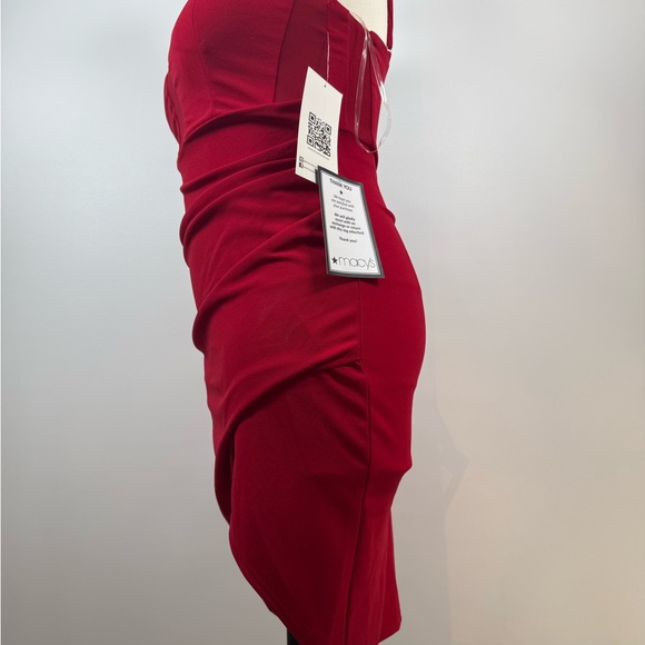 Juniors' Sweetheart-Neck Sleeveless Dress size XL Macy’s New with tags in Red - Picture 9 of 10